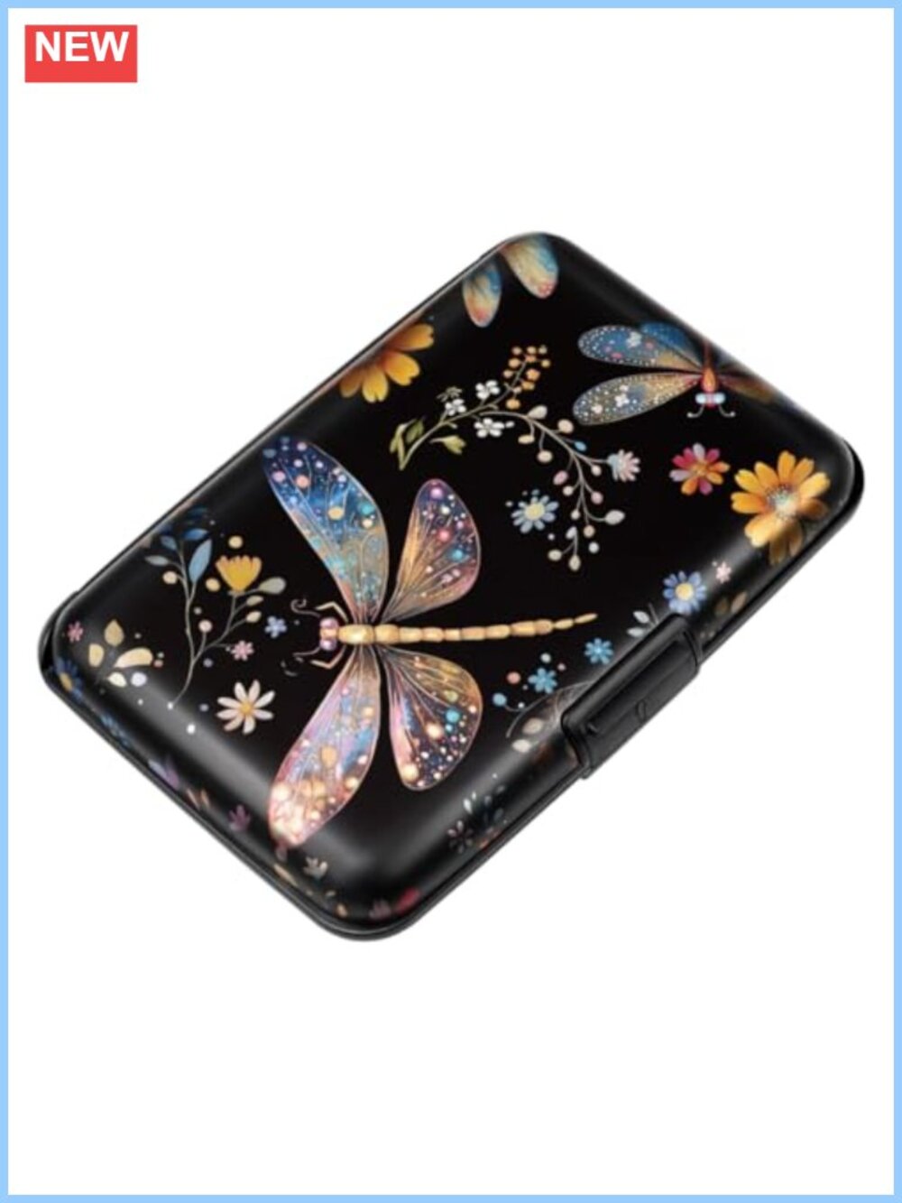 Coco Rossi RFID Aluminum Mini Card Holder Wallet Small Credit Card Case
